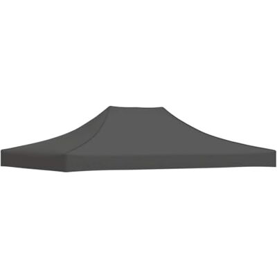 vidaXL Tente de réception Résistant aux UV et à l'eau Bâche de toit de rechange Pour tente de jardin, tonnelle 4 x 3 m Anthracite 270 g/m² vidaXL Tente de réception Résistant aux UV et à l'eau Bâche de toit de rechange Pour tente de jardin, tonnelle 4 x 3 m Anthracite 270 g/m²