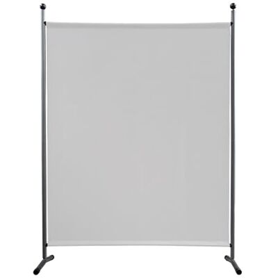 QUICK STAR Paravent en tissu 150 x 190 cm Grand paravent de jardin Brise-vue Blanc QUICK STAR Paravent en tissu 150 x 190 cm Grand paravent de jardin Brise-vue Blanc