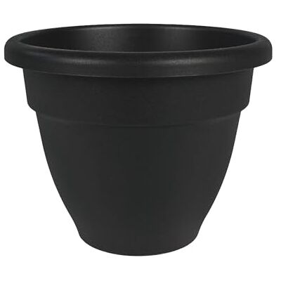 The HC Companies Jardinières, noir, 25,4 cm The HC Companies Jardinières, noir, 25,4 cm