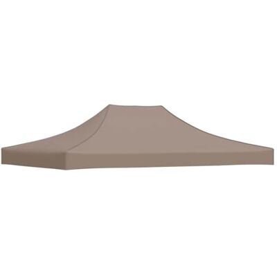vidaXL Tente de réception Résistant aux UV et à l'eau Bâche de toit de rechange Pour tente de jardin, tonnelle 4 x 3 m Taupe 270 g/m² vidaXL Tente de réception Résistant aux UV et à l'eau Bâche de toit de rechange Pour tente de jardin, tonnelle 4 x 3 m Taupe 270 g/m²