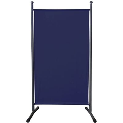 QUICK STAR Paravent en tissu 180 x 78 cm Petit paravent de jardin Brise-vue Bleu QUICK STAR Paravent en tissu 180 x 78 cm Petit paravent de jardin Brise-vue Bleu