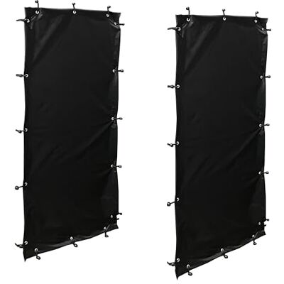 QUICK STAR Set de protection contre les intempéries 66 x 148 cm 2 côtés pour étagères à bois de cheminée 70 x 185 cm QUICK STAR Set de protection contre les intempéries 66 x 148 cm 2 côtés pour étagères à bois de cheminée 70 x 185 cm