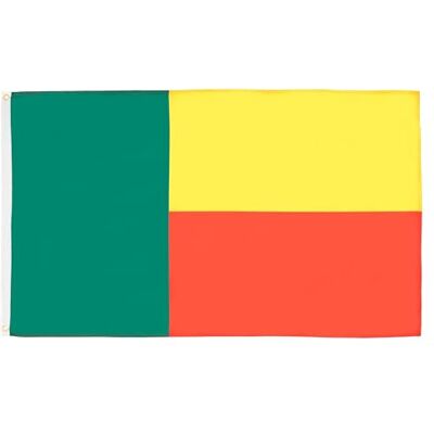 AZ FLAG Drapeau Bénin 150x90 cm Polyester léger Drapeau Béninois Avec Oeillets Métalliques Intégrés 80g AZ FLAG Drapeau Bénin 150x90 cm Polyester léger Drapeau Béninois Avec Oeillets Métalliques Intégrés 80g