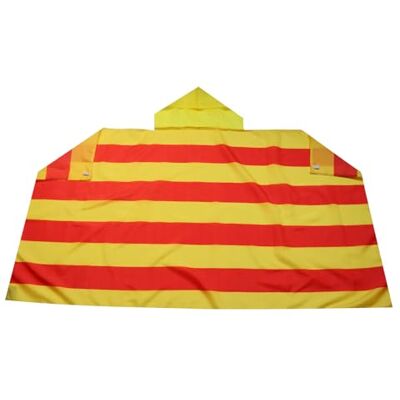 AZ FLAG Drapeau Catalogne 150x90 cm Cape Drapeau Catalan 100% Polyester Avec Manches Intégrées Body Flag 80 g AZ FLAG Drapeau Catalogne 150x90 cm Cape Drapeau Catalan 100% Polyester Avec Manches Intégrées Body Flag 80 g