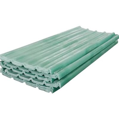 ZCFLWR Tôles ondulées claires, feuilles de toiture de grange, plaque de toiture transparente FRP, tôles de toiture en plastique ondulé pour garage abri de voiture, serres, protection UV résistant à la pluie, ZCFLWR Tôles ondulées claires, feuilles de toiture de grange, plaque de toiture transparente FRP, tôles de toiture en plastique ondulé pour garage abri de voiture, serres, protection UV résistant à la pluie,