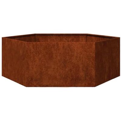Jardinière en acier corten rouillé 138x120x45 cm vidaXL - Pot de fleurs Jardinière en acier corten rouillé 138x120x45 cm vidaXL - Pot de fleurs