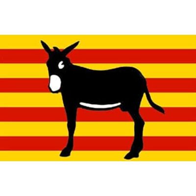 AZ FLAG Drapeau Catalogne avec âne 90x60 cm Drapeau Catalan 100% Polyester Avec Oeillets Métalliques Intégrés Pavillon 50g Couleurs Vives AZ FLAG Drapeau Catalogne avec âne 90x60 cm Drapeau Catalan 100% Polyester Avec Oeillets Métalliques Intégrés Pavillon 50g Couleurs Vives