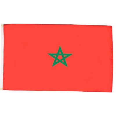 AZ FLAG Drapeau Maroc 90x60 cm Polyester léger Drapeau Marocain Avec Oeillets Métalliques Intégrés 40g AZ FLAG Drapeau Maroc 90x60 cm Polyester léger Drapeau Marocain Avec Oeillets Métalliques Intégrés 40g