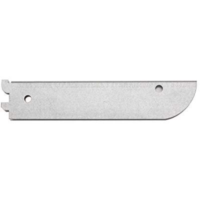 Knape & Vogt John Sterling BK-0102 Support d'étagère à double fente en acier galvanisé Argenté 25,4 cm Knape & Vogt John Sterling BK-0102 Support d'étagère à double fente en acier galvanisé Argenté 25,4 cm