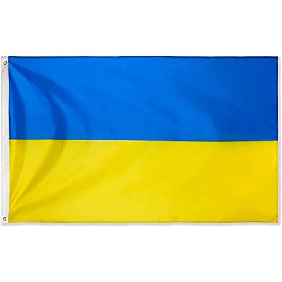 Generico Drapeau Ukraine 90 x 150 cm, unisexe, adulte, jaune, bleu, unique Generico Drapeau Ukraine 90 x 150 cm, unisexe, adulte, jaune, bleu, unique