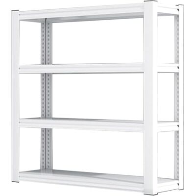 DGAMHF Étagère de rangement robuste, capable de supporter 300 kg, étagère de rangement réglable, étagère utilitaire à 4 niveaux pour abri de jardin, atelier, bureau, garde-manger commercial (140 x 40 DGAMHF Étagère de rangement robuste, capable de supporter 300 kg, étagère de rangement réglable, étagère utilitaire à 4 niveaux pour abri de jardin, atelier, bureau, garde-manger commercial (140 x 40
