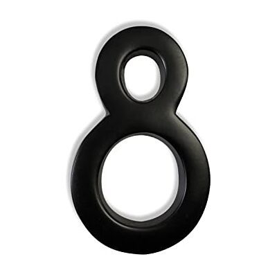 NACH North American Country Home Numéro d'adresse magnétique pour boîte aux lettres, porte de garage et porte d'entrée, HH-4MAG-BLK-8, aluminium noir, 10,2 cm, 8, protection maximale contre la rouille, par North American Country Home NACH North American Country Home Numéro d'adresse magnétique pour boîte aux lettres, porte de garage et porte d'entrée, HH-4MAG-BLK-8, aluminium noir, 10,2 cm, 8, protection maximale contre la rouille, par North American Country Home
