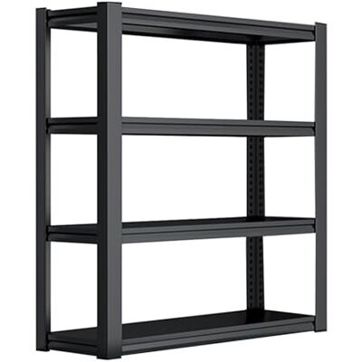 DGAMHF Étagère en métal à 4 niveaux réglable et robuste pour entrepôt, garage, sous-sol, garde-manger, placard (100 x 30 x 138 cm) DGAMHF Étagère en métal à 4 niveaux réglable et robuste pour entrepôt, garage, sous-sol, garde-manger, placard (100 x 30 x 138 cm)