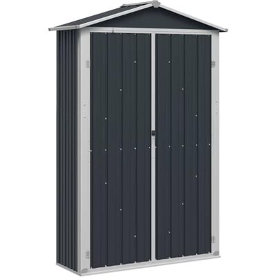 vidaXL Abri de Jardin Cabane à Outils Abri de Rangement Hangar de Stockage d'Outils Remise d'Extérieur Anthracite 116x45x175 cm Acier Galvanisé vidaXL Abri de Jardin Cabane à Outils Abri de Rangement Hangar de Stockage d'Outils Remise d'Extérieur Anthracite 116x45x175 cm Acier Galvanisé
