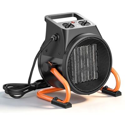 VEVOR Chauffage pour serre PTC 2000 W Chauffage électrique avec ventilateur, 2 niveaux de chaleur, angle réglable 15°, protection contre la surchauffe, portable pour tente de culture, serre et chambre VEVOR Chauffage pour serre PTC 2000 W Chauffage électrique avec ventilateur, 2 niveaux de chaleur, angle réglable 15°, protection contre la surchauffe, portable pour tente de culture, serre et chambre