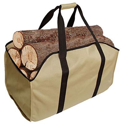 YELAIYEHAO Porte-bûches et sac fourre-tout de qualité supérieure Robuste et extra large Idéal pour cheminées, poêles à bois, bois à brûler, camping, plage, aménagement paysager YELAIYEHAO Porte-bûches et sac fourre-tout de qualité supérieure Robuste et extra large Idéal pour cheminées, poêles à bois, bois à brûler, camping, plage, aménagement paysager