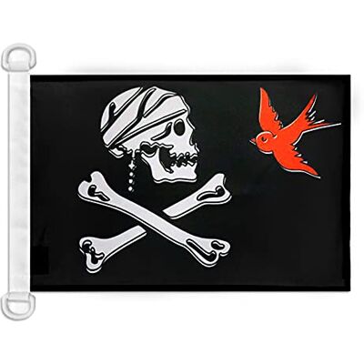 AZ FLAG Pavillon Nautique Pirate Sparrow 45x30cm Drapeau de Bateau Corsaire tête de Mort 30 x 45 cm AZ FLAG Pavillon Nautique Pirate Sparrow 45x30cm Drapeau de Bateau Corsaire tête de Mort 30 x 45 cm