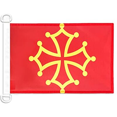 AZ FLAG Pavillon Nautique Province du Languedoc 45x30cm Drapeau de Bateau Territoire Occitan Occitanie 30 x 45 cm AZ FLAG Pavillon Nautique Province du Languedoc 45x30cm Drapeau de Bateau Territoire Occitan Occitanie 30 x 45 cm