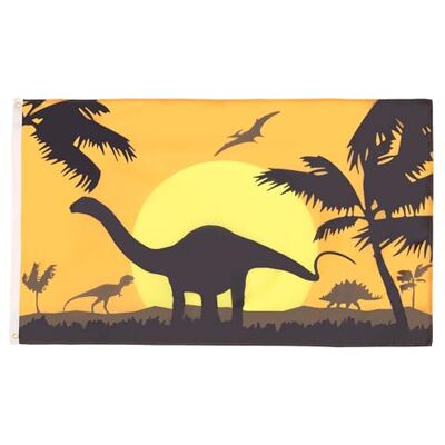 AZ FLAG Drapeau Silouhettes de Dinosaures 90x60 cm Drapeau Tyrannosaure 100% Polyester avec Oeillets Métalliques Intégrés Pavillon 50 g AZ FLAG Drapeau Silouhettes de Dinosaures 90x60 cm Drapeau Tyrannosaure 100% Polyester avec Oeillets Métalliques Intégrés Pavillon 50 g