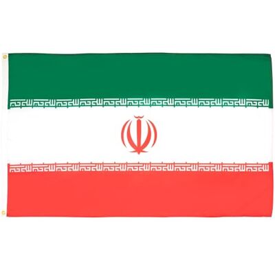 AZ FLAG Drapeau Iran 90x60 cm Polyester léger Drapeau Iranien Avec Oeillets Métalliques Intégrés 40g AZ FLAG Drapeau Iran 90x60 cm Polyester léger Drapeau Iranien Avec Oeillets Métalliques Intégrés 40g