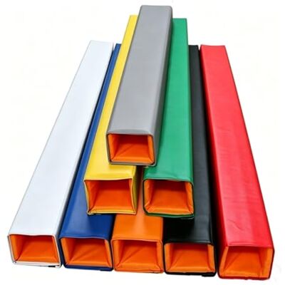 FCZVWPR Enveloppement pour poteaux de garage pour extérieur, revêtement autocollant pour poteaux, coussinets carrés pour mur de gym, gym sur le porche (gris, H-5FT-5 X5) FCZVWPR Enveloppement pour poteaux de garage pour extérieur, revêtement autocollant pour poteaux, coussinets carrés pour mur de gym, gym sur le porche (gris, H-5FT-5 X5)
