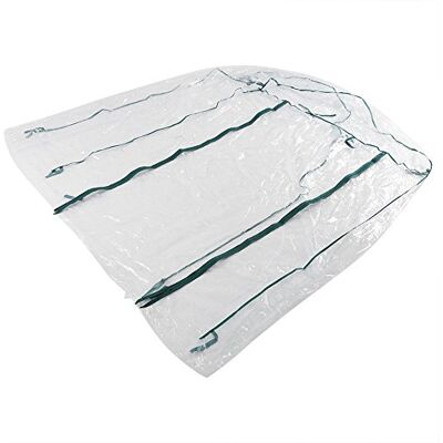 Garsent Mini Serre de Jardin, 143 x 73 x195cm Serre Housse de Remplacement en Plastique Green House Transparent Warmhouse Étanche Anti- pour Fleurs, Plantes, Jardinage en Plein Air. Garsent Mini Serre de Jardin, 143 x 73 x195cm Serre Housse de Remplacement en Plastique Green House Transparent Warmhouse Étanche Anti- pour Fleurs, Plantes, Jardinage en Plein Air.