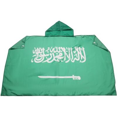 AZ FLAG Drapeau Arabie Saoudite 150x90 cm Cape Drapeau Saoudien 100% Polyester Avec Manches Intégrées Body Flag 80 g AZ FLAG Drapeau Arabie Saoudite 150x90 cm Cape Drapeau Saoudien 100% Polyester Avec Manches Intégrées Body Flag 80 g