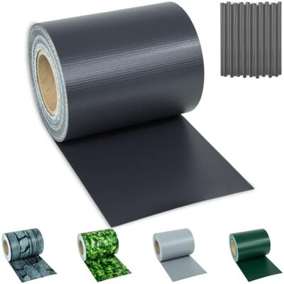 tectake ® Brise Vue Jardin Avec clips de montage Protection contre le vent & soleil pour balcon, jardin et terrasse Pour grillage et cloture 70 m Anthracite tectake ® Brise Vue Jardin Avec clips de montage Protection contre le vent & soleil pour balcon, jardin et terrasse Pour grillage et cloture 70 m Anthracite