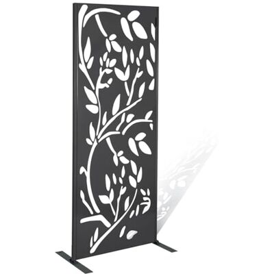 IDMarket Panneau décoratif universel 150 x 50 cm LIS gris IDMarket Panneau décoratif universel 150 x 50 cm LIS gris
