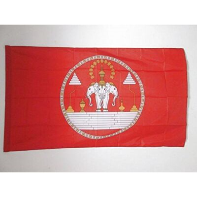 AZ FLAG Drapeau Etendard royal du Laos 1945-1975 90x60 cm Fourreau AZ FLAG Drapeau Etendard royal du Laos 1945-1975 90x60 cm Fourreau