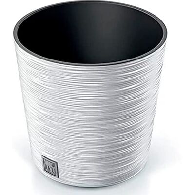 Prosperplast Pot de fleurs blanc avec réservoir collection Furu 30 x 30 x 29,4 cm Capacité 15 l Prosperplast Pot de fleurs blanc avec réservoir collection Furu 30 x 30 x 29,4 cm Capacité 15 l