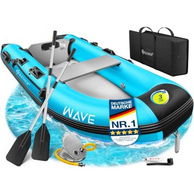 KESSER ® Bateau gonflable Wave 230-380 cm Set de 6 pièces gonflables – Bateau + banc, pompe à air, pagaie, kit de réparation, sac, bateau de pêche, bateau à pagaie petit et grand – Combinaison moteur KESSER ® Bateau gonflable Wave 230-380 cm Set de 6 pièces gonflables – Bateau + banc, pompe à air, pagaie, kit de réparation, sac, bateau de pêche, bateau à pagaie petit et grand – Combinaison moteur
