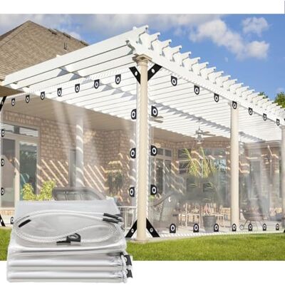 CAQXAQP Bâche de Protection Imperméable Exterieur,0.5mm Bache Transparente 0.5mx3m Renforcée avec Oeillet Bâche Protection Pluie pour Poulailler Terrasse Serre Piscine Balcon CAQXAQP Bâche de Protection Imperméable Exterieur,0.5mm Bache Transparente 0.5mx3m Renforcée avec Oeillet Bâche Protection Pluie pour Poulailler Terrasse Serre Piscine Balcon