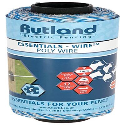 Kerbl Rutland Essentials Fil en polyéthylène Blanc/bleu 250 m Kerbl Rutland Essentials Fil en polyéthylène Blanc/bleu 250 m