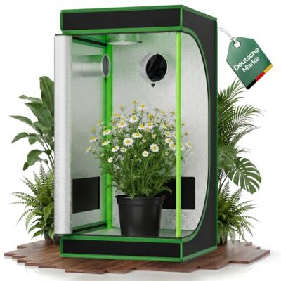 Kingpower Mini serre pour plantes, serre, jardin, culture, mini légumes, herbes aromatiques, armoire d'intérieur 60 x 60 x 120 cm, petites fleurs, petites tomates, vert hydro Kingpower Mini serre pour plantes, serre, jardin, culture, mini légumes, herbes aromatiques, armoire d'intérieur 60 x 60 x 120 cm, petites fleurs, petites tomates, vert hydro