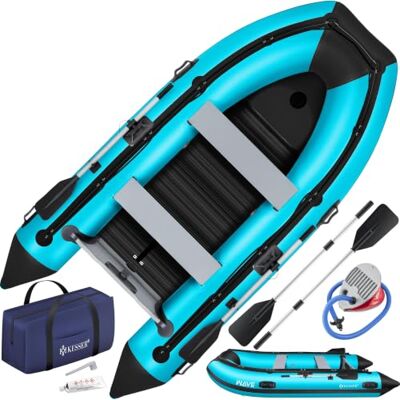KESSER ® Wave Lot de 6 bateaux gonflables 230-380 cm Bateau + banc, pompe à air, pagaie, kit de réparation, sac, bateau de pêche, bateau à pagaie petit et grand Combinaison moteur possible KESSER ® Wave Lot de 6 bateaux gonflables 230-380 cm Bateau + banc, pompe à air, pagaie, kit de réparation, sac, bateau de pêche, bateau à pagaie petit et grand Combinaison moteur possible