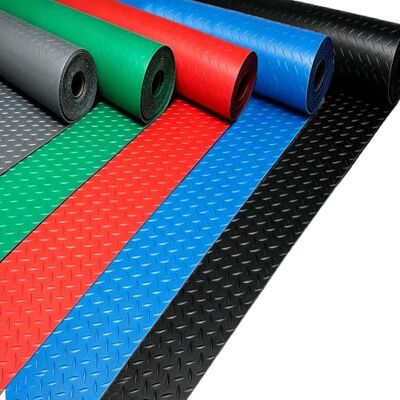 AY8ADYUI Tapis de protection de sol en PVC, 1 x 1 m, 1 x 5 m, 1,2 x 3 m, 1,2 x 6 m, 1,3 x 2 m, glisse facile, pour garage, entrepôt, remorque (vert, 1,5 x 1 m) AY8ADYUI Tapis de protection de sol en PVC, 1 x 1 m, 1 x 5 m, 1,2 x 3 m, 1,2 x 6 m, 1,3 x 2 m, glisse facile, pour garage, entrepôt, remorque (vert, 1,5 x 1 m)