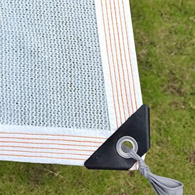 Jolan 90% Filet D'ombrage,Toile D'ombrage pour Plantes,Filet Protection Solaire Blanc,Bâche D'ombrage en Maille,Voile D'ombrage Rectangulaire,pour Serre Jardin Pergola Voiture,White-1.5x2m(4.9 * 6.6ft) Jolan 90% Filet D'ombrage,Toile D'ombrage pour Plantes,Filet Protection Solaire Blanc,Bâche D'ombrage en Maille,Voile D'ombrage Rectangulaire,pour Serre Jardin Pergola Voiture,White-1.5x2m(4.9 * 6.6ft)