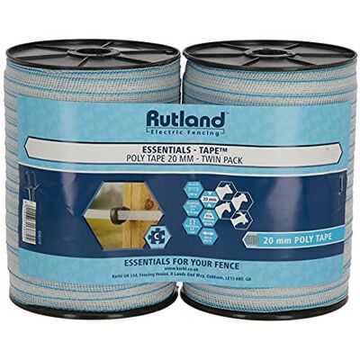 Kerbl Rutland Essentials Lot de 2 rubans adhésifs en polyéthylène 20 mm (200 m) Kerbl Rutland Essentials Lot de 2 rubans adhésifs en polyéthylène 20 mm (200 m)