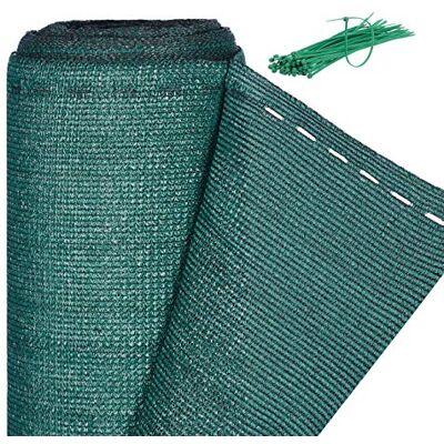 Relaxdays Brise-vue, Paravent pour les clôtures et rambardes, Tissu HDPE, Anti-UV, 1,8 x 10 mètres, vert Relaxdays Brise-vue, Paravent pour les clôtures et rambardes, Tissu HDPE, Anti-UV, 1,8 x 10 mètres, vert