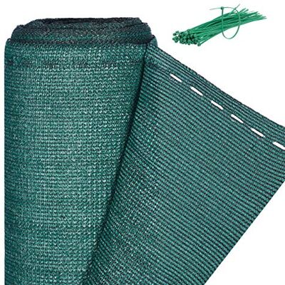 Relaxdays Brise-vue pour clôture et balustrade de balcon en tissu HDPE stabilisé aux UV et résistant aux intempéries, 2 x 25 m, vert Relaxdays Brise-vue pour clôture et balustrade de balcon en tissu HDPE stabilisé aux UV et résistant aux intempéries, 2 x 25 m, vert