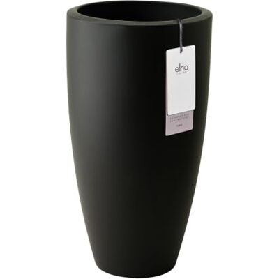 Elho June Round High 30cm Pot de Fleur Noir Elho June Round High 30cm Pot de Fleur Noir