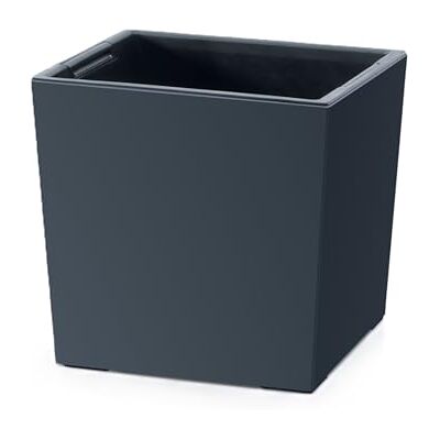 Prosperplast Pot de fleurs 2 en 1 avec pot intérieur En plastique Carré 24 x 24 x 23,5 cm Anthracite Prosperplast Pot de fleurs 2 en 1 avec pot intérieur En plastique Carré 24 x 24 x 23,5 cm Anthracite