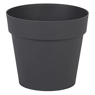 EDA Plastiques Toscane - Anthracite - 15 cm - 1.6 L Pot EDA Plastiques Toscane - Anthracite - 15 cm - 1.6 L Pot