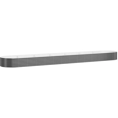 vidaXL Lit surélevé de jardin Acier galvanisé Anthracite vidaXL Lit surélevé de jardin Acier galvanisé Anthracite
