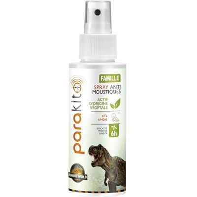 BIOSYNEX PARAKITO Spray Anti-Moustique Famille Dès 6 Mois Répulsif Moustiques et Tiques Sans DEET Sans Alcool Fabriqué en France 100 ml BIOSYNEX PARAKITO Spray Anti-Moustique Famille Dès 6 Mois Répulsif Moustiques et Tiques Sans DEET Sans Alcool Fabriqué en France 100 ml