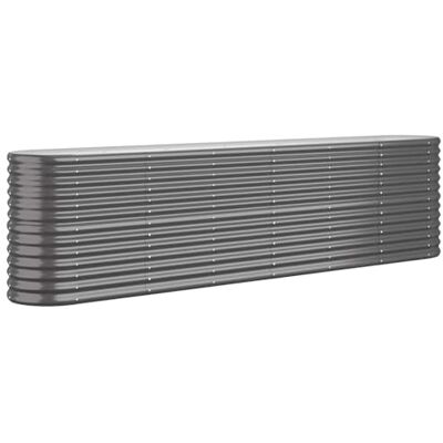 vidaXL Lit surélevé de jardin Acier galvanisé Anthracite vidaXL Lit surélevé de jardin Acier galvanisé Anthracite