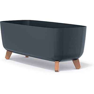 Prosperplast Gracia Case Pot de fleurs rectangulaire – 24 x 58 x 23,5 cm – Pour l'intérieur et l'extérieur – Pot de fleurs de jardin résistant aux int Prosperplast Gracia Case Pot de fleurs rectangulaire – 24 x 58 x 23,5 cm – Pour l'intérieur et l'extérieur – Pot de fleurs de jardin résistant aux int
