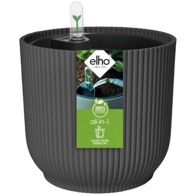 Elho All-In-1 Vibes Rond 25 avec Système D'Irrigation Anthracite Elho All-In-1 Vibes Rond 25 avec Système D'Irrigation Anthracite