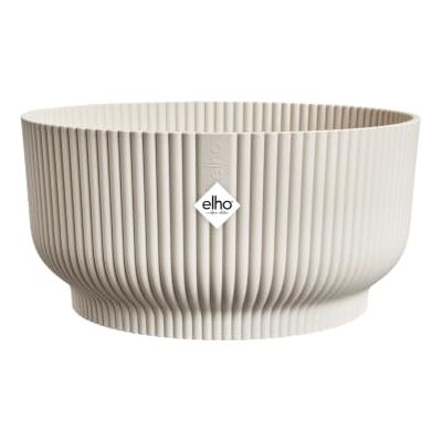 Elho vibes fold bowl 25cm pot de fleurs Linen White Elho vibes fold bowl 25cm pot de fleurs Linen White